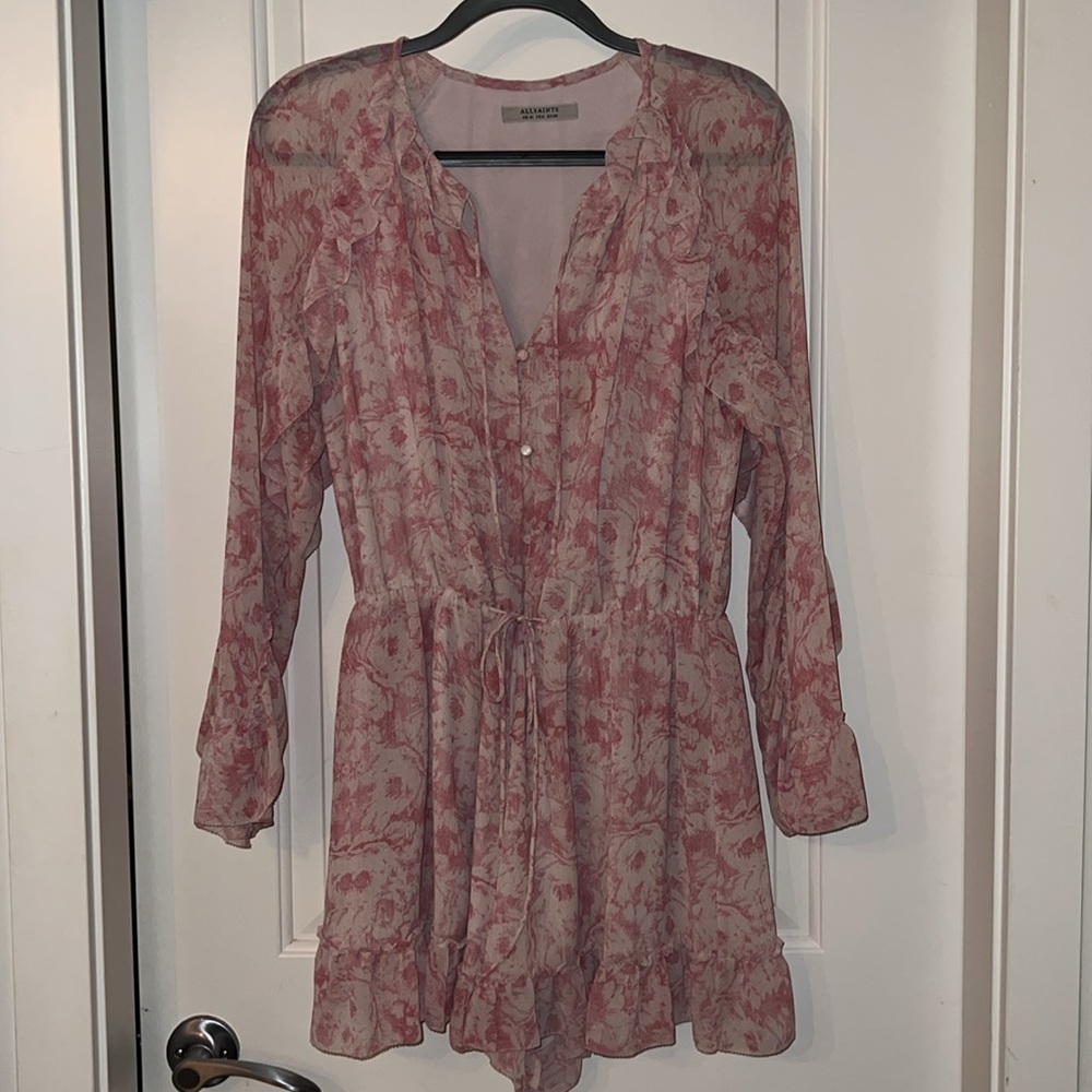 ALLSAINTS | Flora Rosa Romper - Picture 5 of 7